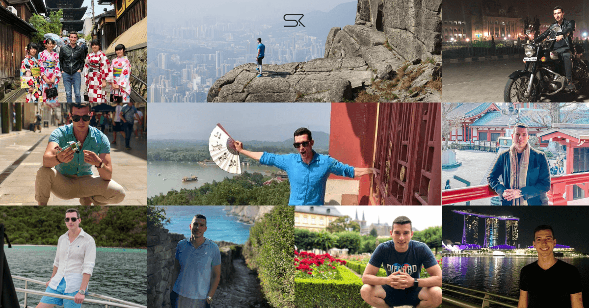 Simeon Krastev traveling across eight countries — Japan, Singapore, China, India and more